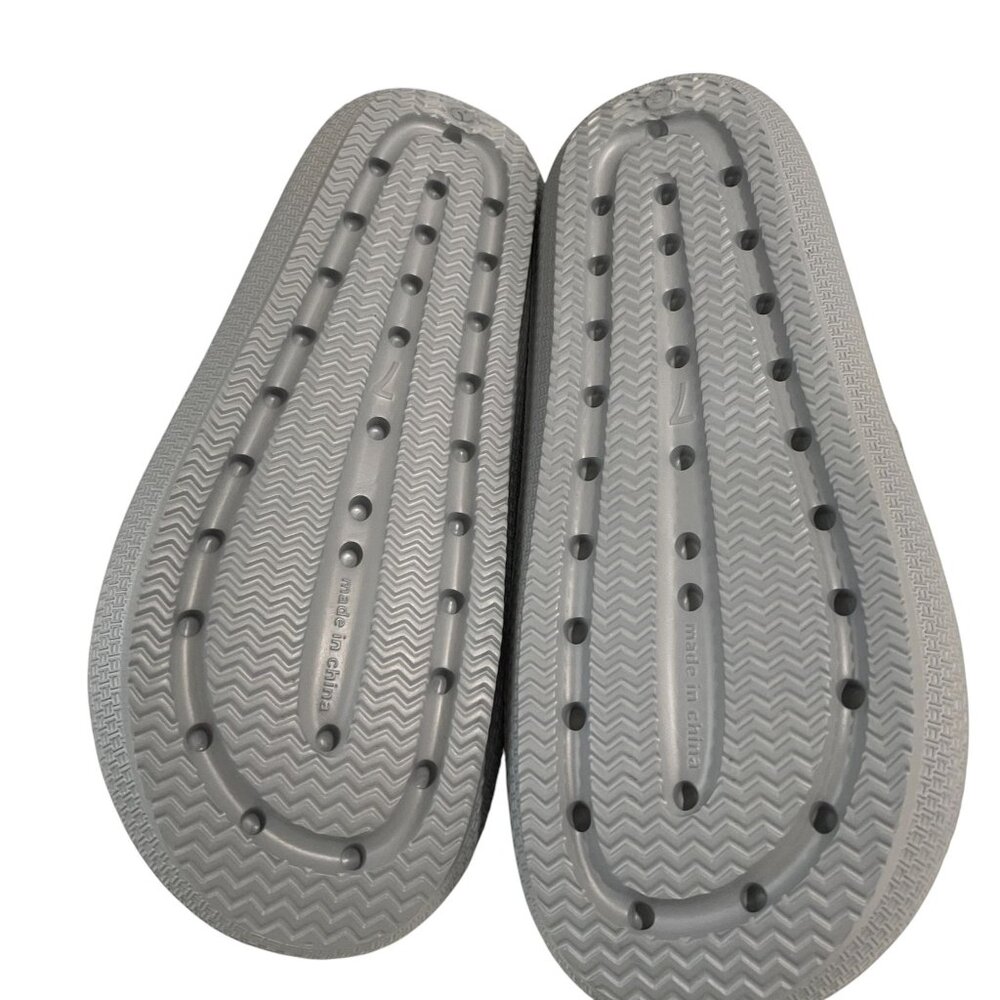 Beach Slides By JSlides Grey EVA Double Buckle Sa… - image 11